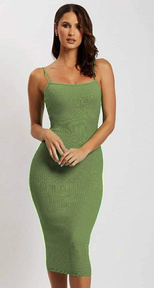 Robe Verte avec manche LILLE