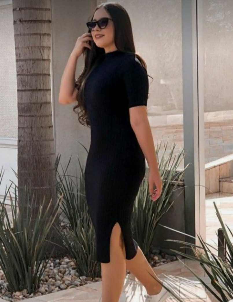 Robe Noir DEMI MANCHES BEIRUT
