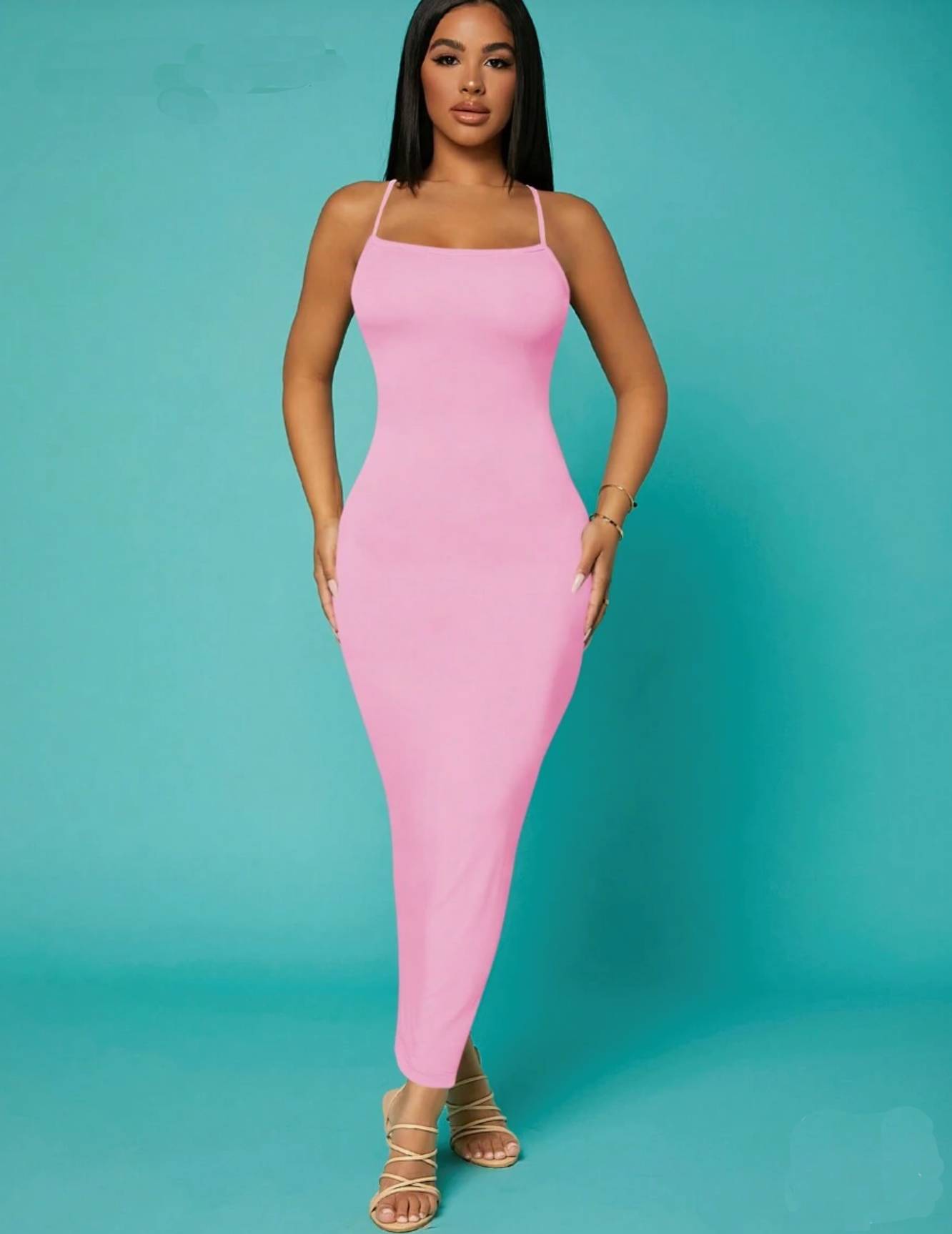 L Robe Rose BéBé Bretelles Houston