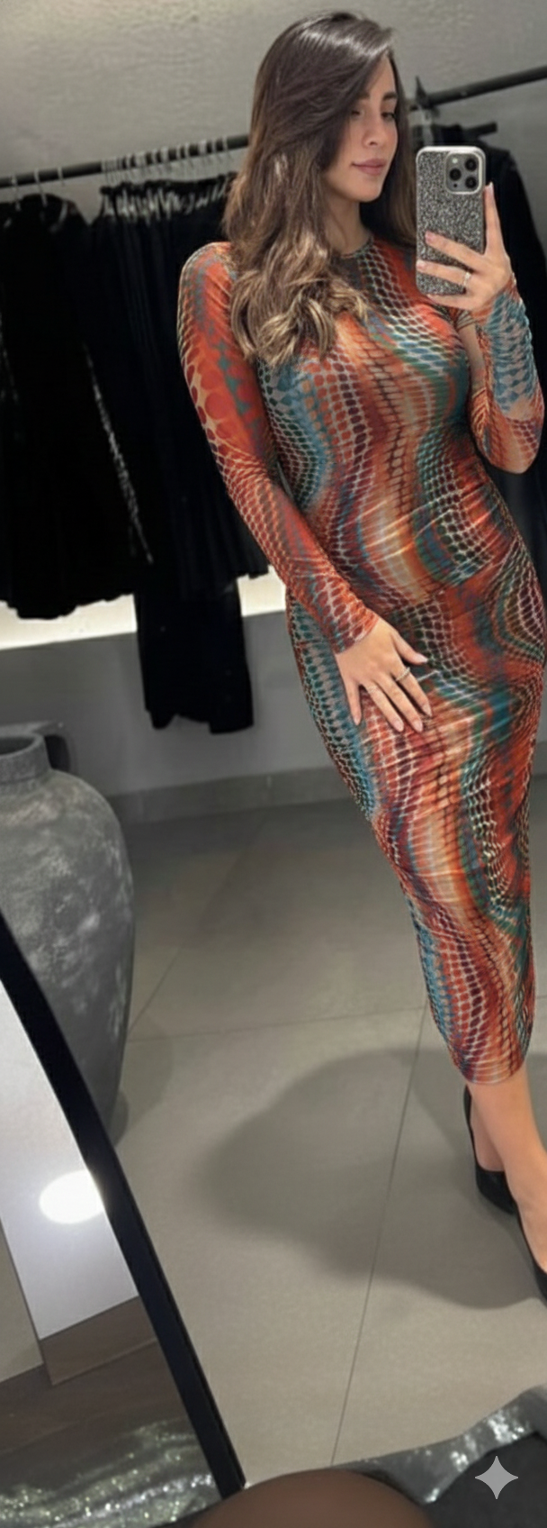 ROBE Multicouleur Long Tule 2 pièces MARDIN