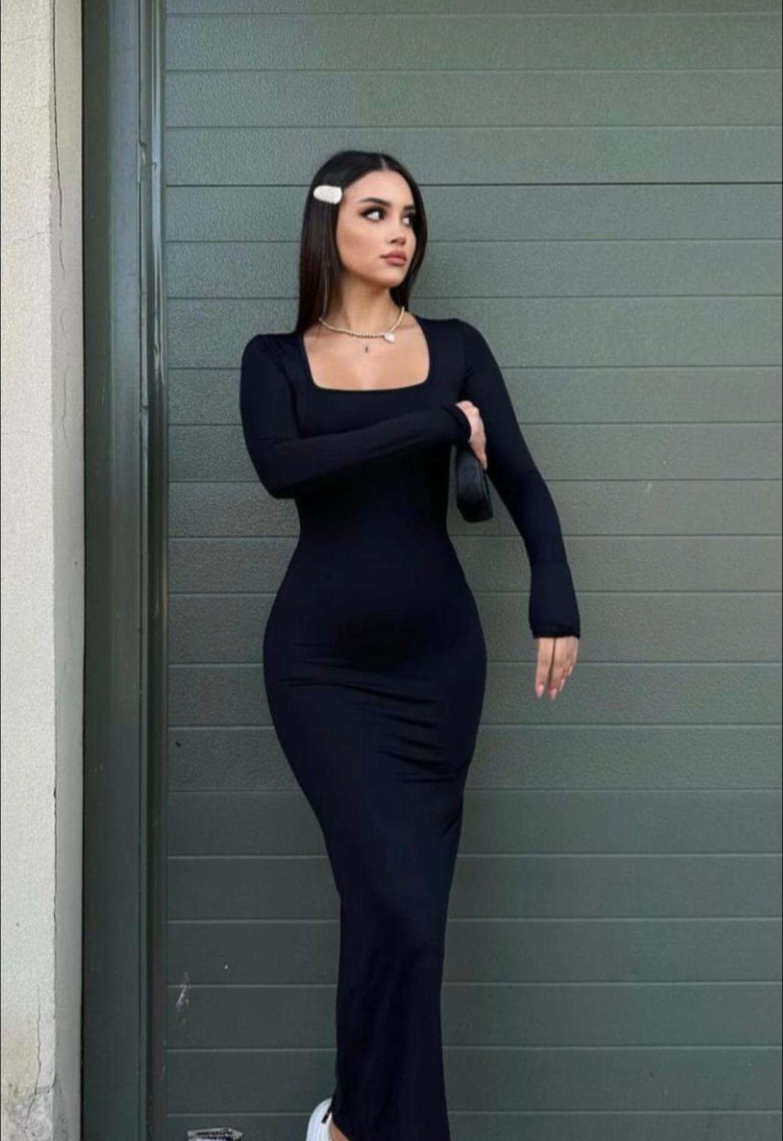 A Robe B Noir longue FRIBOURG