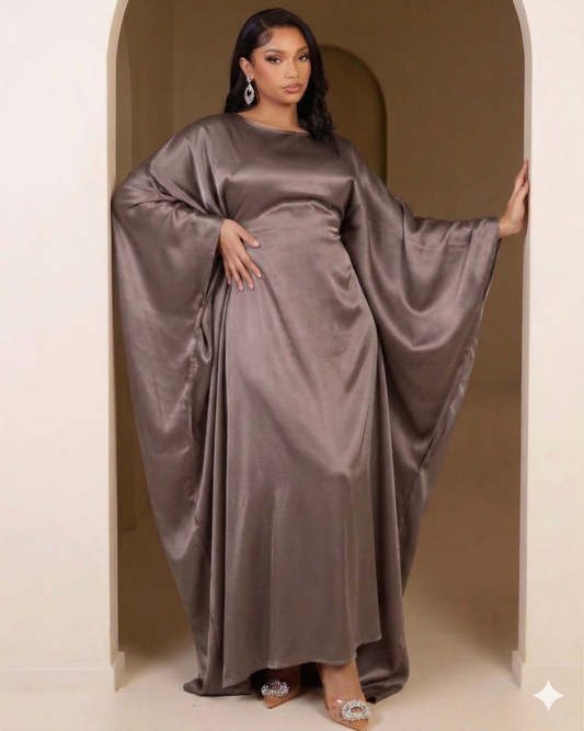 ABAYA Marron Claire  Moderne
