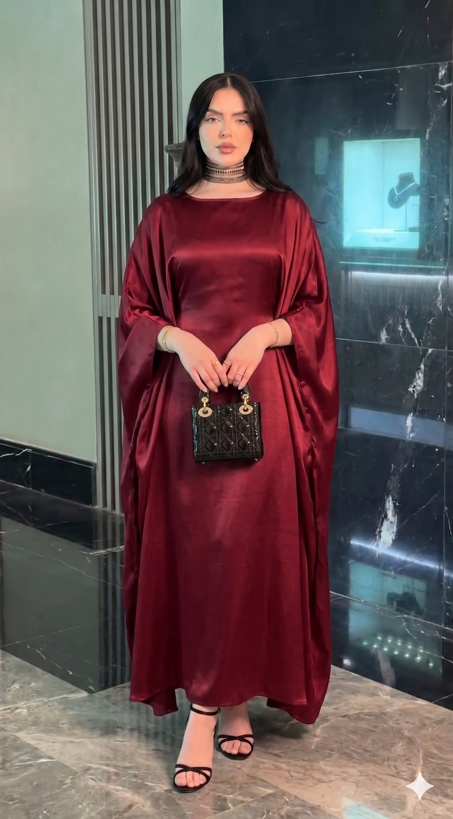 D ABAYA Bordeau  Moderne adrabidjane