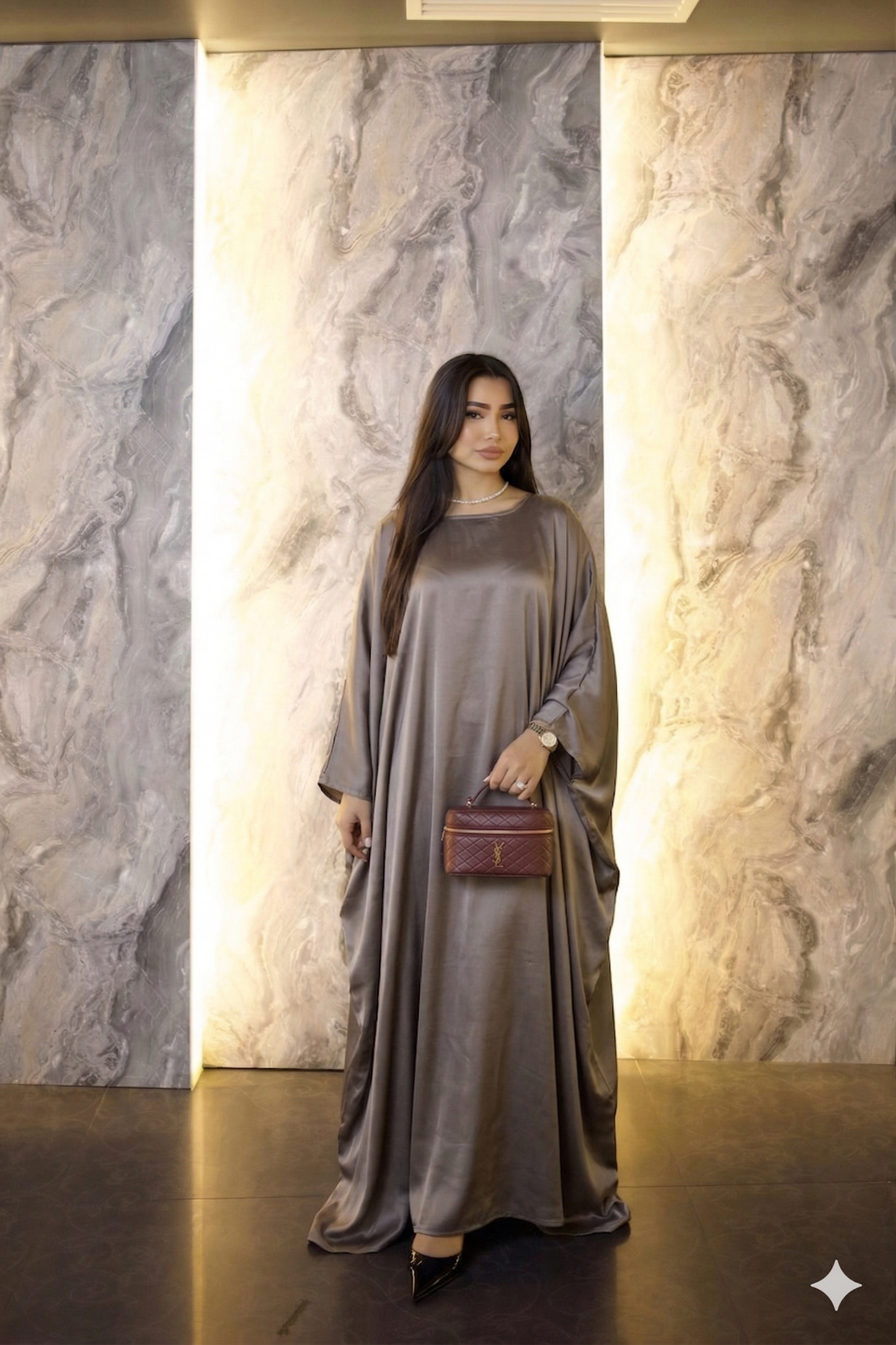 Z ABAYA Marron Claire  Moderne