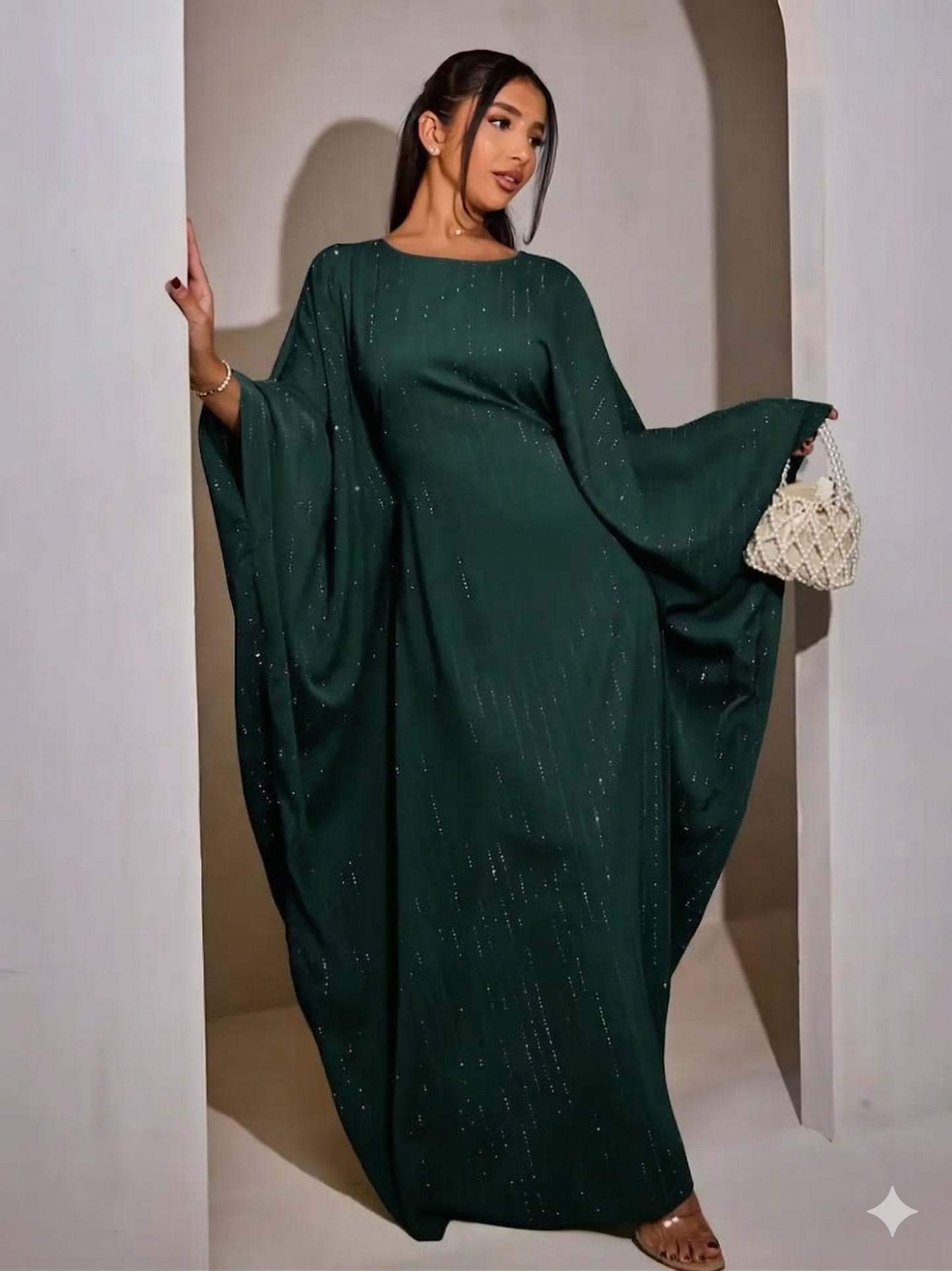 ABAYA verte Ziti  Moderne ABHA