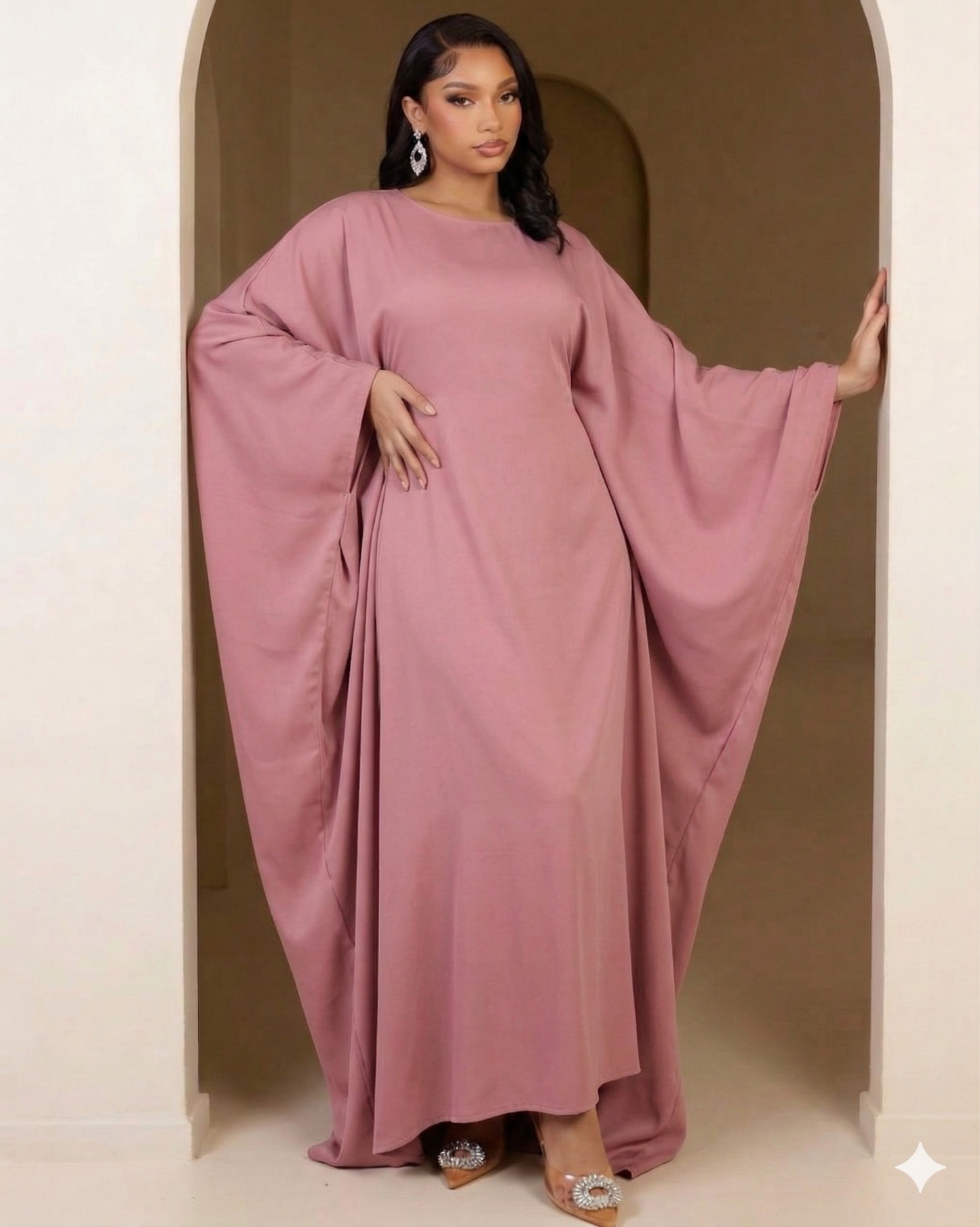 ABAYA ROSE BÉBÉ  Moderne